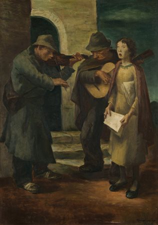 NAVARRINO NAVARRINI (1892-1980) - Senza Titolo, 1946