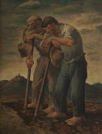 NAVARRINO NAVARRINI (1892-1980) - Senza Titolo, 1945