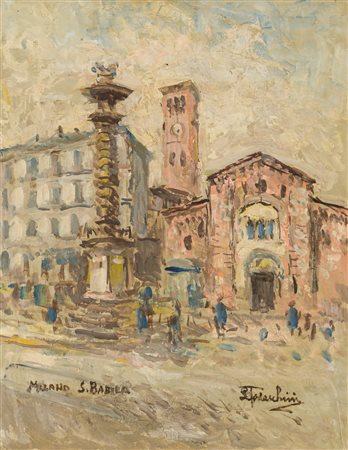 LUCIO TODESCHINI (1892-1969) - Milano S. Babila