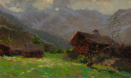 GIUSEPPE PALANTI (1881-1946) - Paesaggio (Monte Rosa)
