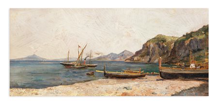 FILIPPO MOLA (1849-1918) - Isola di Capri, 1885
