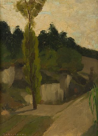 UGO MARTINOTTI (c.1905) - Collina di fronte Crea, 1943