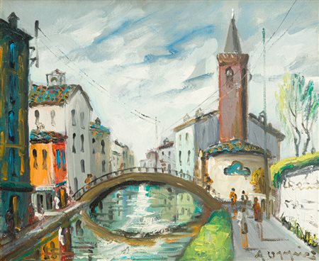 ALDO OPPICI (1908-1985) - S. Cristoforo, Milano
