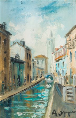 ALDO OPPICI (1908-1985) - Ripa Ticinese, Milano