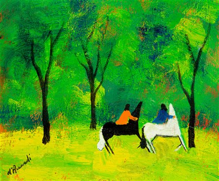 GIAN RODOLFO D'ACCARDI (1906-1993) - Senza Titolo, anni '70