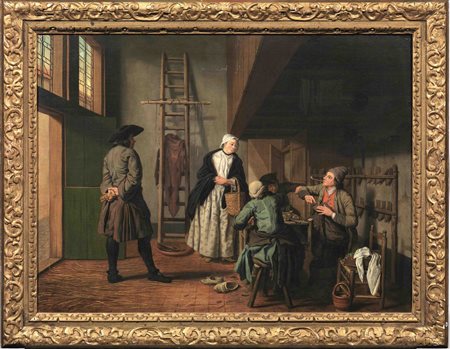 Jan Joseph Horemans il Giovane (Anversa 1714-post 1790) LA BOTTEGA DEL...