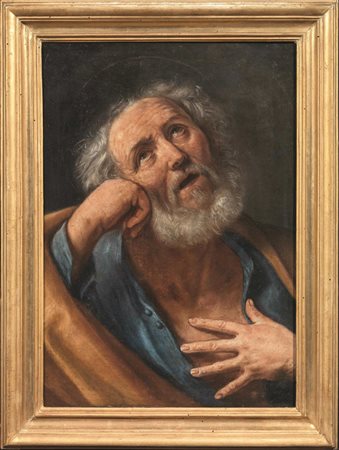Scuola bolognese, fine sec. XVIISAN PIETROolio su tela, cm 66x50&nbsp;Il...