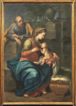 Scuola toscana, sec. XVIIISACRA FAMIGLIAolio su tela, cm169x115&nbsp;