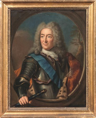 Scuola francese, sec. XVIIICONTE DI BOURG MARESCIALLO DI FRANCIA RITRATTO A...