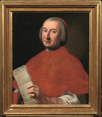 Pittore romano, sec. XVIIIRITRATTO DEL CARDINALE VINCENZO MARIA ALTIERIolio...