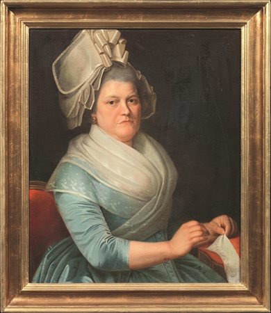 Scuola napoletana, sec. XVIIIRITRATTO DI GENTILDONNAolio su tela, cm...