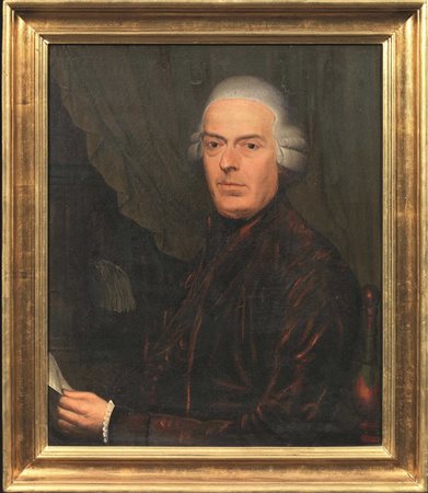 Scuola napoletana, sec. XVIIIRITRATTO DI GENTILUOMOolio su tela, cm 76x63&nbsp;