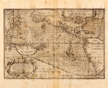 America - Cartografia - Ortelius, Abraham - Maris Pacifici, (quod vulgo Mar del Zur)  