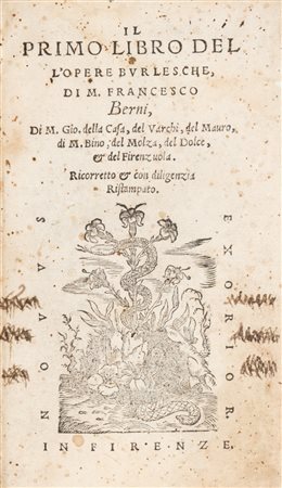 Berni, Francesco - Il primo libro dell'Opere burlesche