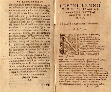 Demonologia - Medicina - Occultismo - Lemnius, Levinus - De Miraculis occultis naturae Libri IIII