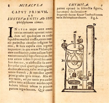 Alchimia - Muller, Philipp - Miracula chymica, et mysteria medica. Libris quinque enucleata, quorum summam pagina versa exhibet