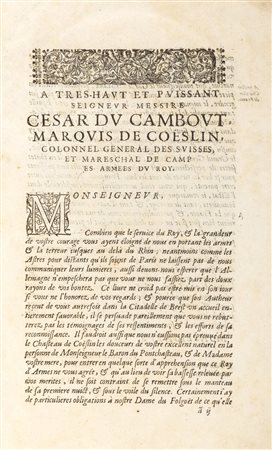 Araldica - Varennes, Marc Gilbert de - Le roy d'armes ou l'art de bien former, charger, briser, timbrer, parer, expliquer, et blasonner les Armoiries