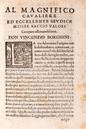 Borghini, Vincenzo - Discorso...d’intorno al modo del far gl’alberi delle famiglie nobili fiorentine