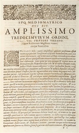 Medicina - Hippocrates - Tou megalou Ippocratous ... ta euriskomena. Magni Hippocratis medicorum omnium facile principis, opera omnia quae extant: in 8 sectiones ex Erotiani mente distributa. [...]