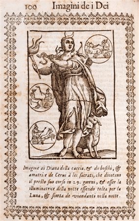 Mitologia - Iconografia - Cartari, Vincenzo - Seconda nouissima editione delle imagini de gli dei delli antichi [...] Cauate da' marmi, .. da Lorenzo Pignoria padouano