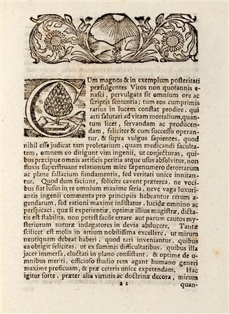 Alchimia - Botanica - Franck von Franckenau, Georg - De palingenesia sive resucitatione artificiali plantarum, hominum, et animalium e suis cineribus