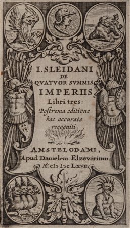 Elzeviri - Sleidan Johann - Sleidani de quatuor libri tres € 120