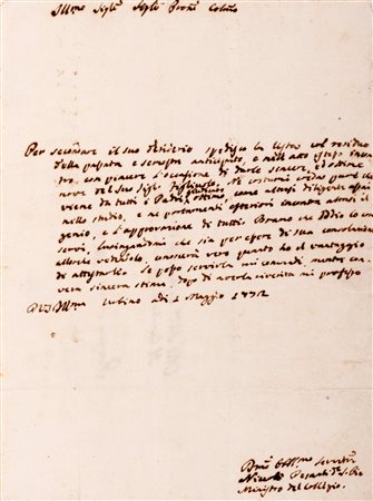 Manoscritti - Insieme di 8 lettere perlopiù autografe