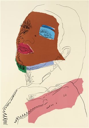 Andy Warhol "Ladies and Gentlemen" 1975
serigrafia a colori
cm 95,3x64,7
Firmata