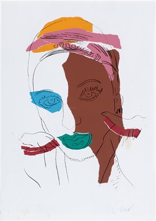 Andy Warhol "Ladies and Gentlemen" 1975
serigrafia a colori
cm 99,7x69,9
Firmata