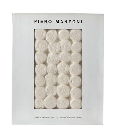 Piero Manzoni "Batuffoli di ovatta (61)" 1967
Multiplo. Batuffoli di ovatta
cm 2