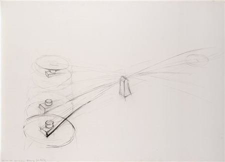 Helmut Schober Lotto composto da 2 opere:
"Spazio dell'equilibrio-bilancia", 197