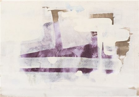 Pino Pascali "Senza titolo" 1961
tecnica mista e collage su cartoncino
cm 25x35,