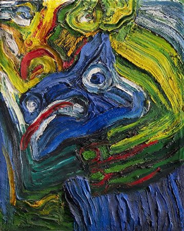 Bengt Lindstrom "Senza titolo" 
olio su tela
cm 162x130
Firmato in basso a sinis