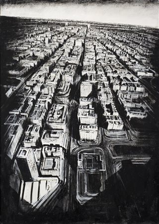 Jonathan Guaitamacchi "Oxford Street" 2000
tecnica mista su carta intelata
cm 14