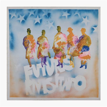 Mario Schifano, Senza titolo (Futurismo rivisitato)