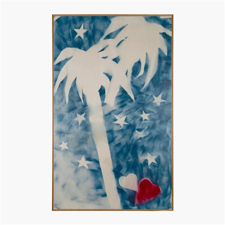Mario Schifano, Senza titolo (Palme, stelle e cuori)