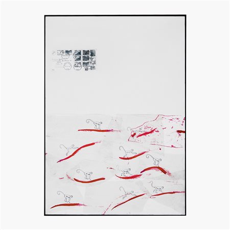 Alighiero Boetti, Senza titolo (scimmie)