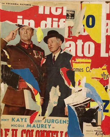 Mimmo Rotella “I colonnelli” ‘60-70’