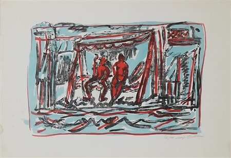 Luigi Bartolini “Signora e signore in spiaggia”