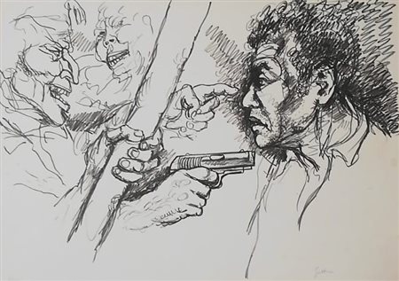 Renato Guttuso “Fucilazione”