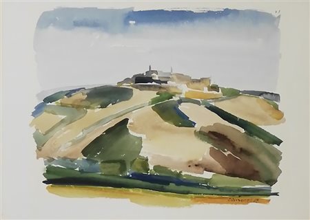 Arnoldo Ciarrocchi “Paesaggio di Civitanova Marche” 1963