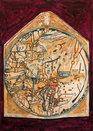 Tonino Caputo, "Mappa Mundi di Hereford", 2019