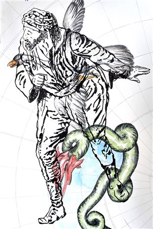 Pietro Ruffo, "Costellazioni Migrazioni", 2021