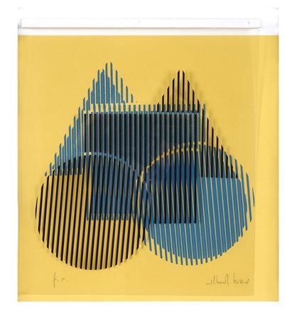 Alberto Biasi, “Bozzetto per occhio dinamico”, anni ’80