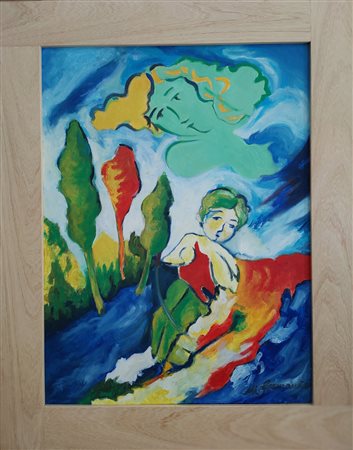 Mimmo Germanà, "Senza Titolo", 1987