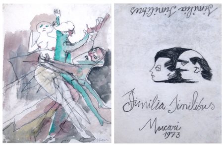 MINO MACCARI, Figure, 1973