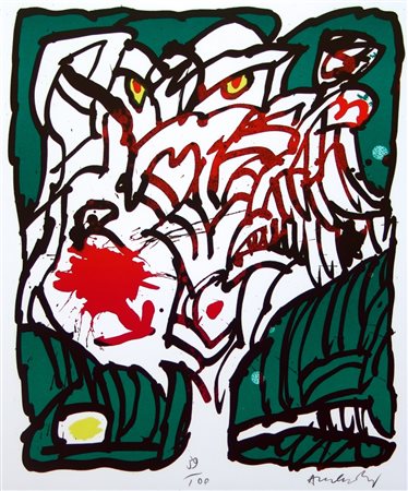 PIERRE ALECHINSKY, senza titolo