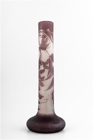 Emile Gallé (1846-1904), Vaso a bulbo