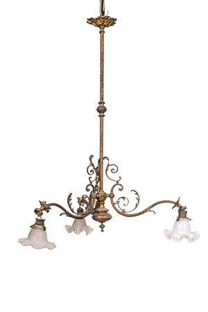 Lampadario a tre bracci