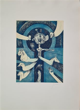 Bruscia Carlo - Cinque incisioni di Carlo Bruscia, 1976